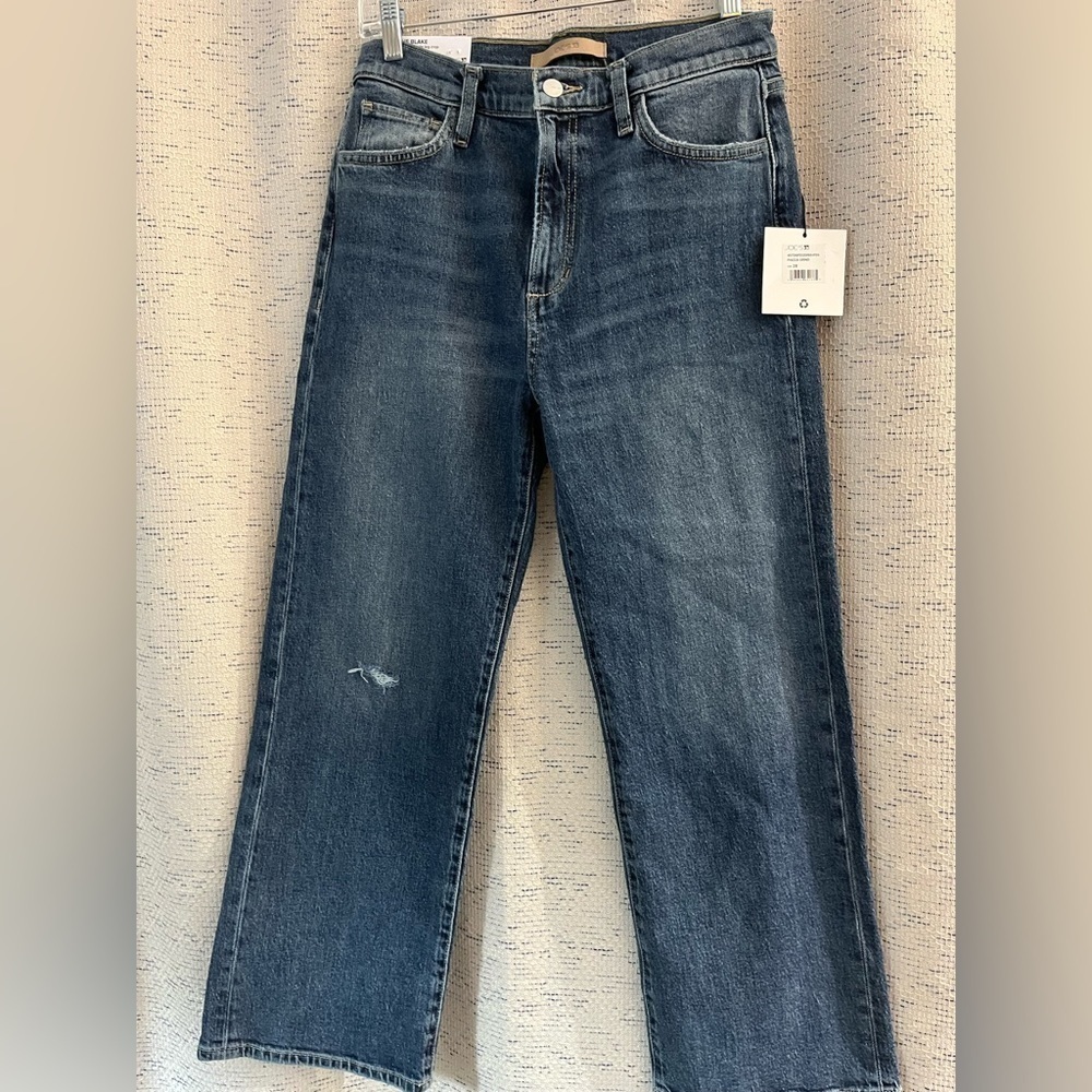 Joe's Jeans The Blake: Piazza Grind Wide Leg High Rise Crop - Picture 5 of 10